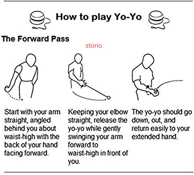 Storio يويو معدني عالي الجودة بلمسة لامعة وسرعة عالية (1 قطعة) (قد يختلف اللون) (معدن لامع) - Image 2