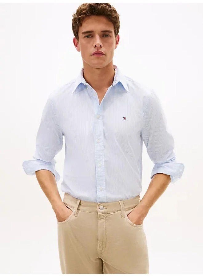 TOMMY HILFIGER TH Flex Regular Fit Stripe Shirt