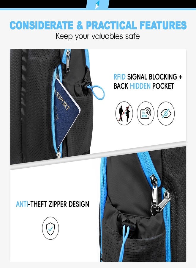 Seektop RFID Anti-Theft Crossbody Bag Sling Backpack for Women & Men, Casual Chest Daypack for Daily Travel - Image 2