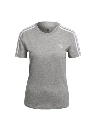 Adidas W 3S T Grey Training T-Shirts 2XS