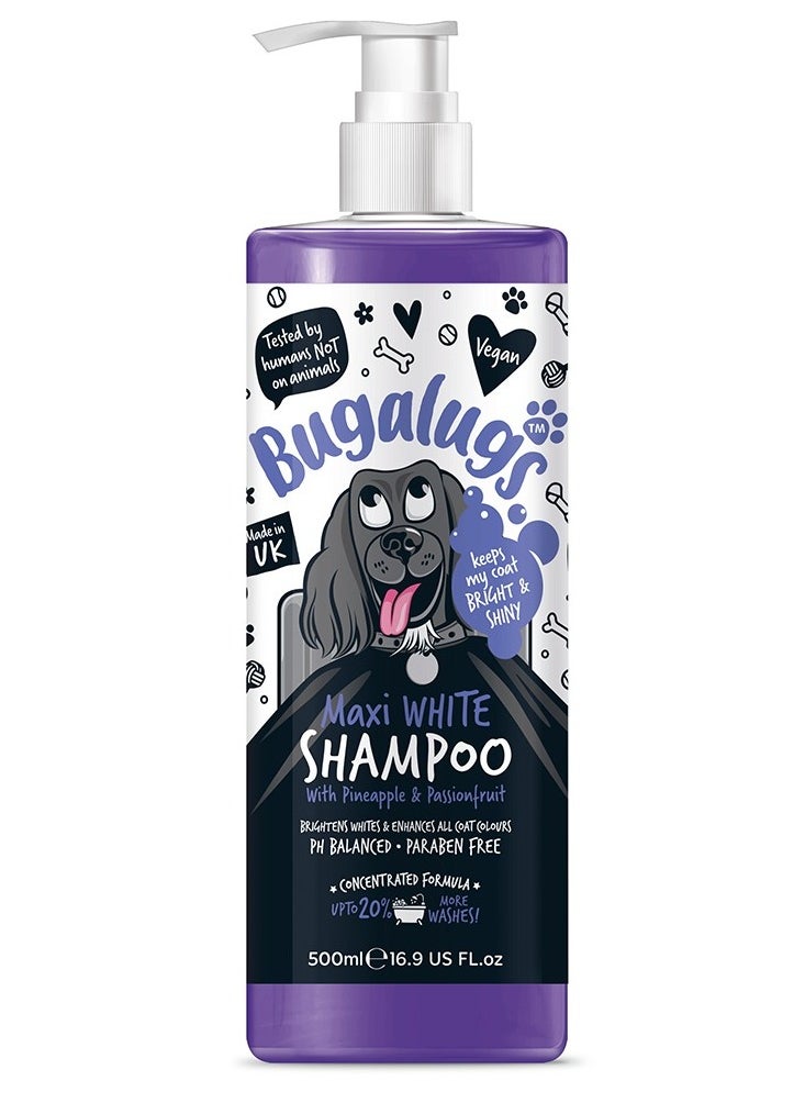 Maxi White Dog Shampoo 500ml (16.9 Fl Oz) - pzsku/ZB1E36337259C8D557F01Z/45/_/1721658099/20e16167-5c1f-444a-b8d4-9becf69a7984