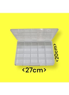 Erdoğan Hobi Erdoğan Hobby Organizer Box Lidded 20 Compartment Multipurpose Box  - Image 1