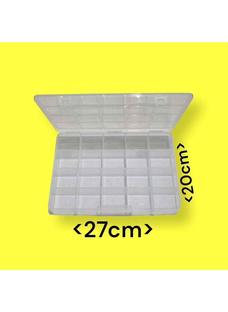 Erdoğan Hobi - Erdoğan Hobby Organizer Box Lidded 20 Compartment Multipurpose Box - Image 1