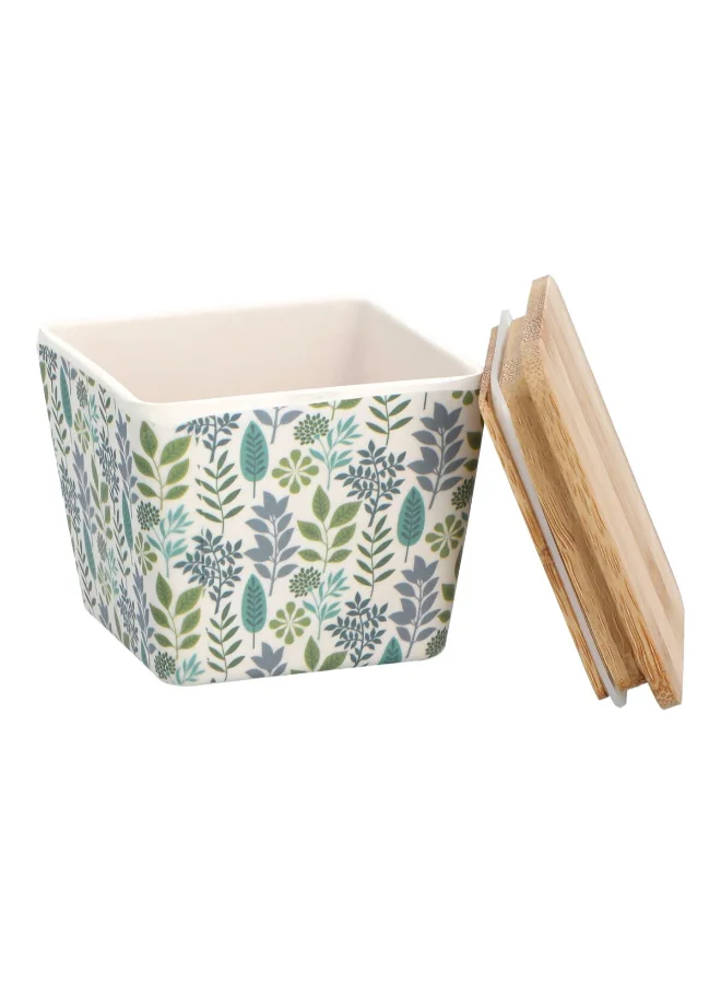 Felli Bamboo Fiber Canister with Lid Multicolor 150ml JH80371