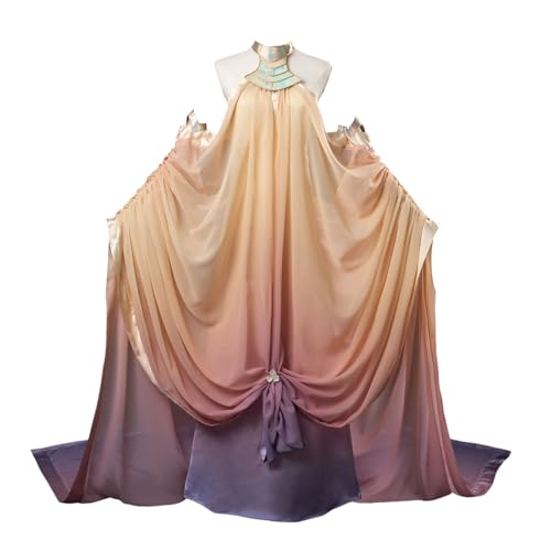 CosFantasy Women's Cosplay Costume Dress Gown Gradient Chiffon Satin Dress Halloween Outfit Size M - Image 1