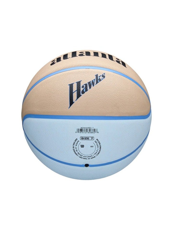 ويلسون كرة سلة NBA Team City Edition Icon Atlanta Hawks 2024-2025 - الحجم الرسمي وقبضة متينة وجودة ممتازة للعب في الأماكن المغلقة والمفتوحة  - Image 3