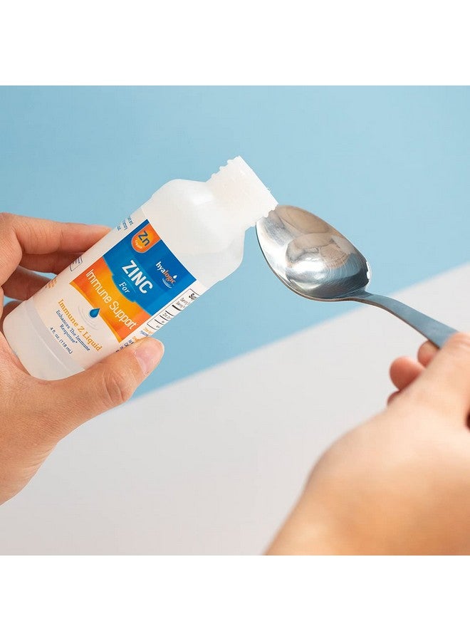 هالوجيك مكمل الزنك السائل Hyalogic لدعم المناعة (4 أونصة) - دعم معدني يومي معزز بحمض الهيالورونيك للترطيب - سائل الزنك المناعي للرجال والنساء - خالٍ من الجلوتين وخالٍ من القسوة - Image 3