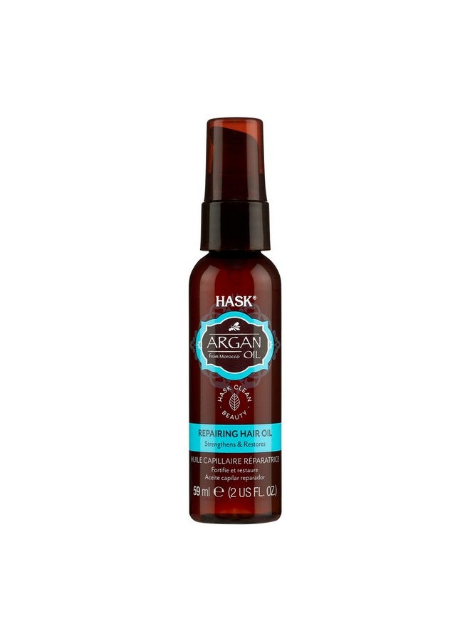 هاسك زيت أرغان المغربي لإصلاح الشعر 59 مل | يوفر الترطيب للشعر الجاف والتالف | لشعر ناعم وحرير وخالٍ من التجعد | خالٍ من البارابين - Image 2