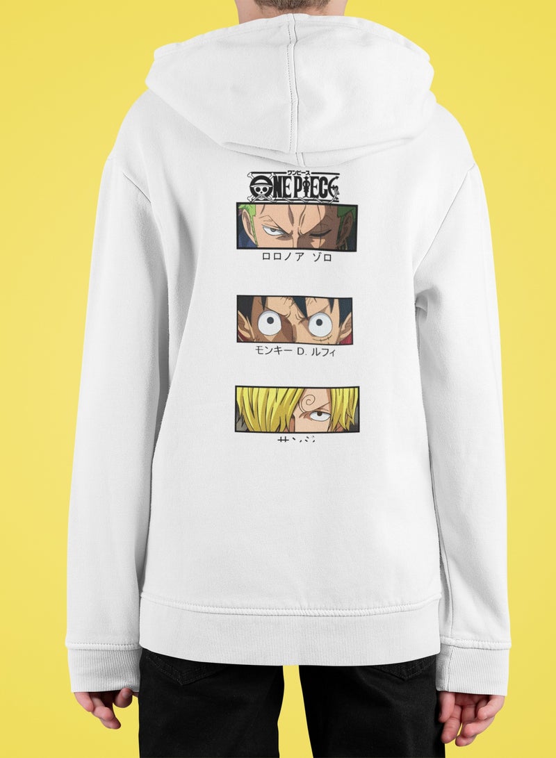 ZOOM White Hoodie OnePiece  Design  - Image 1