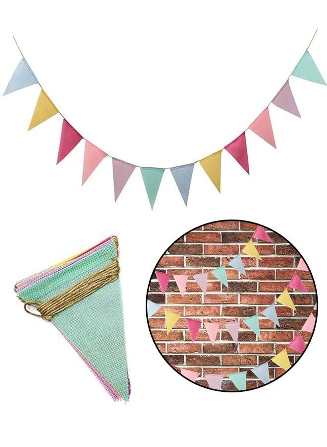 Colourful Birthday Party Banner, Outdoor or Indoor Decoration for Wedding, Party, Birthday Children's Room Decoration  - Image 1