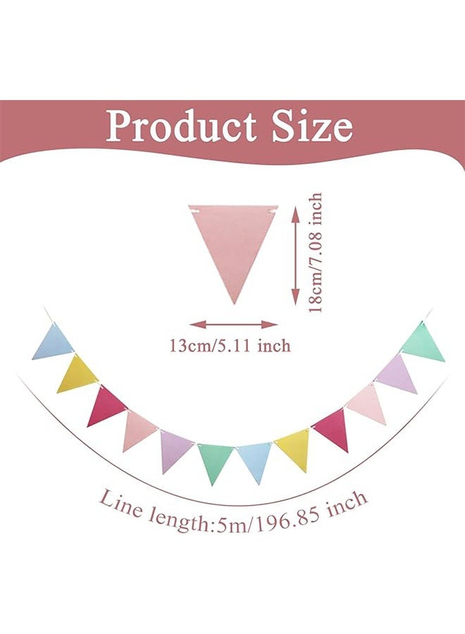 Colourful Birthday Party Banner, Outdoor or Indoor Decoration for Wedding, Party, Birthday Children's Room Decoration  - Image 2