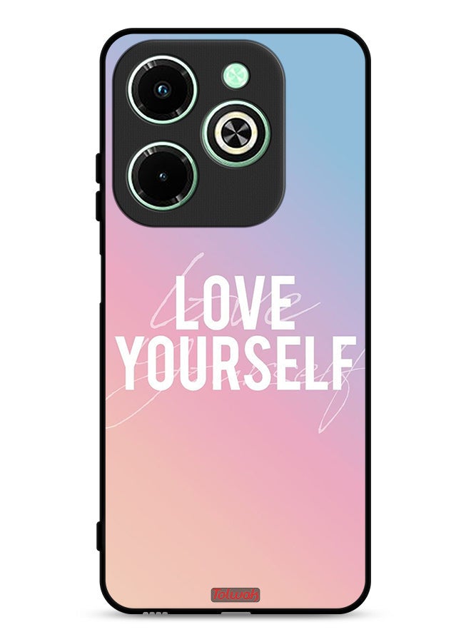 Tolwak Infinix Hot 40i 4G Protective Case Cover Love Yourself - Image 1