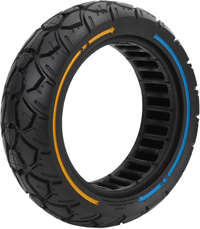 10 Inch Solid Rubber Tire Replacement For Off Road Electric Scooter - Image 1