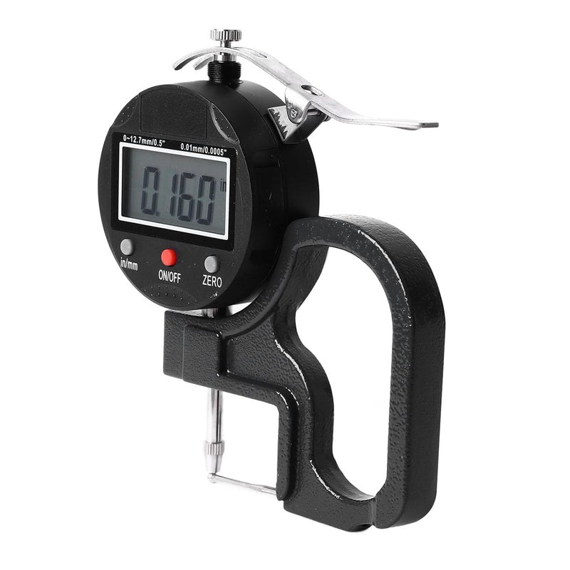 Digital Thickness Gauge 0 0005 Inch Resolution Aluminum Alloy Industrial Fabric Measuring Tool - Image 4