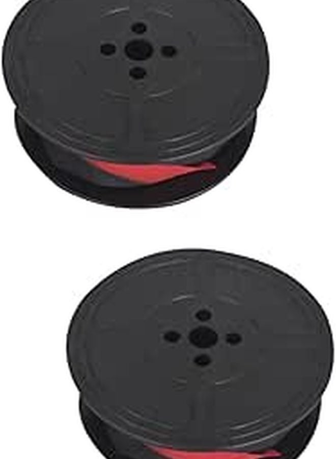 2Pcs Black Typewriter Printer Ribbon Ink Cartridge Compatible Spool Ribbon Tape - Image 1