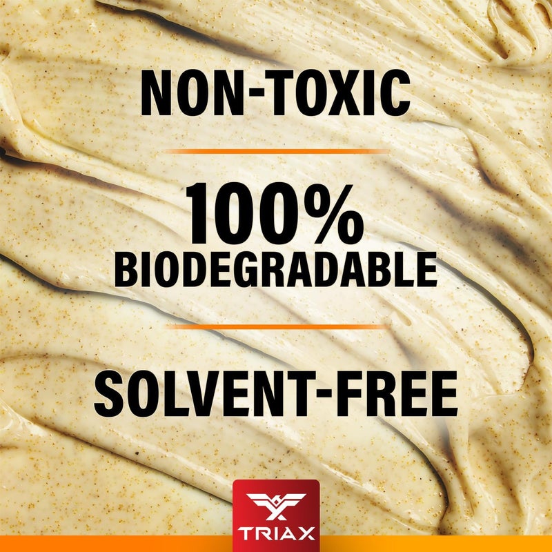 ترياكس  TRIAX Scrubinator - منظف يدوي ثقيل - يزيل الشحوم الصعبة والأوساخ والأتربة والروائح - لا يحتوي على مذيبات سامة أو مواد كيميائية قاسية - مرطبات لحماية البشرة (16 أونصة / 454 جرامًا) يلائم الحياة اليومية - Image 5