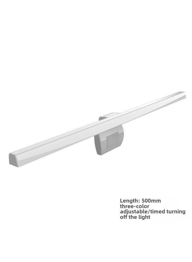 Timing Dimming Anti-blue Light Asymmetric Eye Protection Lamp Led Desk Lamp Computer Lamp Display Screen Hanging Lamp-Specifications:TB-30S Timing Dimming White  - Image 1