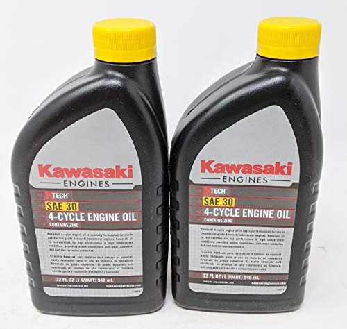 Kawasaki Pack of 2 99969-6281 SAE30 4-Cycle Engine Oil Quart - Image 3
