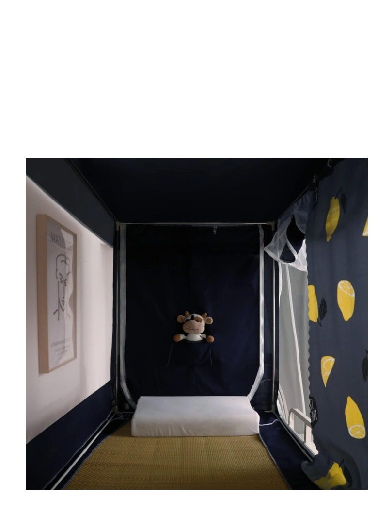 Y&D Bed Canopy Tents Curtain Blackout Curtain Single Bed Tent Curtain Student Shading Cloth Bed Canopy Mosquito Net Student Sleep Privacy Protection - Image 3