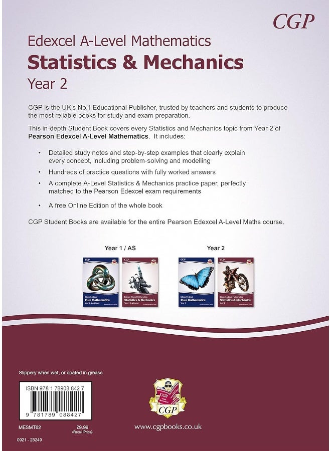 New Edexcel A-Level Mathematics Student Textbook - Statistics & Mechanics Year 2 + Online Edition - Image 2