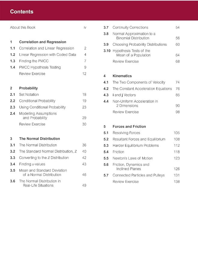 New Edexcel A-Level Mathematics Student Textbook - Statistics & Mechanics Year 2 + Online Edition - Image 3
