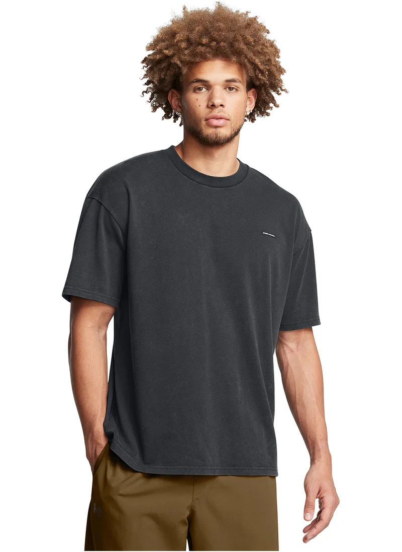 اندر ارمور Oversized Heavyweight Logo T-Shirt