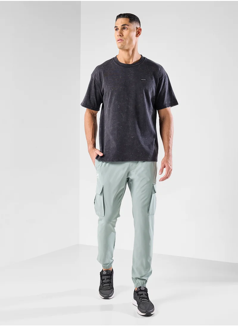 اندر ارمور Oversized Heavyweight Logo T-Shirt