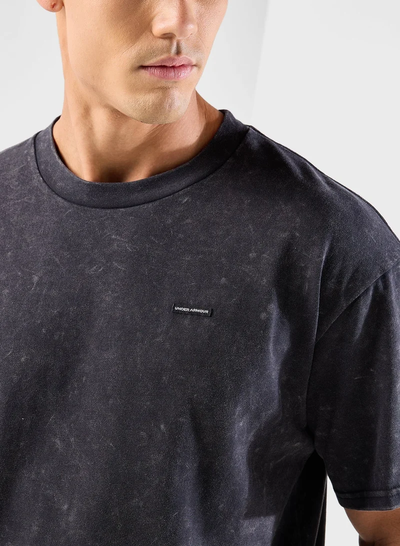 UNDER ARMOUR  Oversized Logo T-Shirt for Men | Best Price UAE