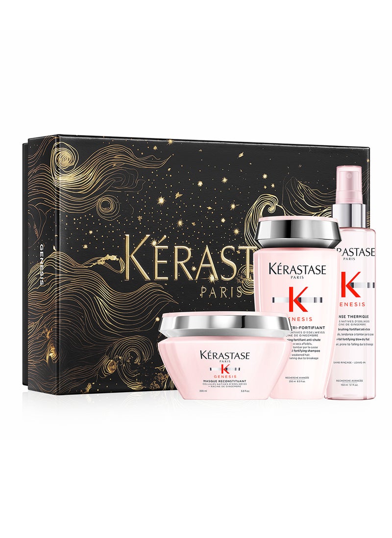 KERASTASE مجموعة جينيس لمكافحة تساقط الشعر للشعر الجاف والضعيف  - Image 1