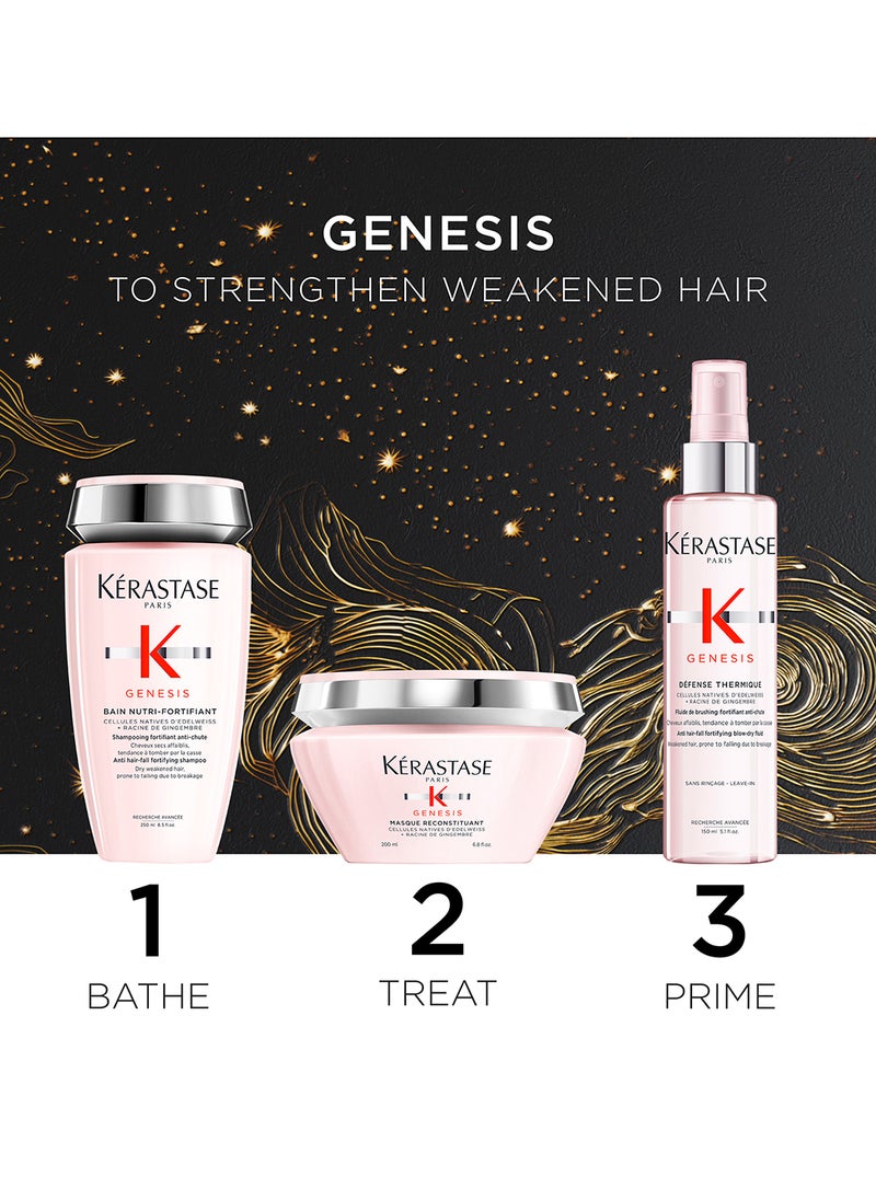 KERASTASE مجموعة جينيس لمكافحة تساقط الشعر للشعر الجاف والضعيف  - Image 3