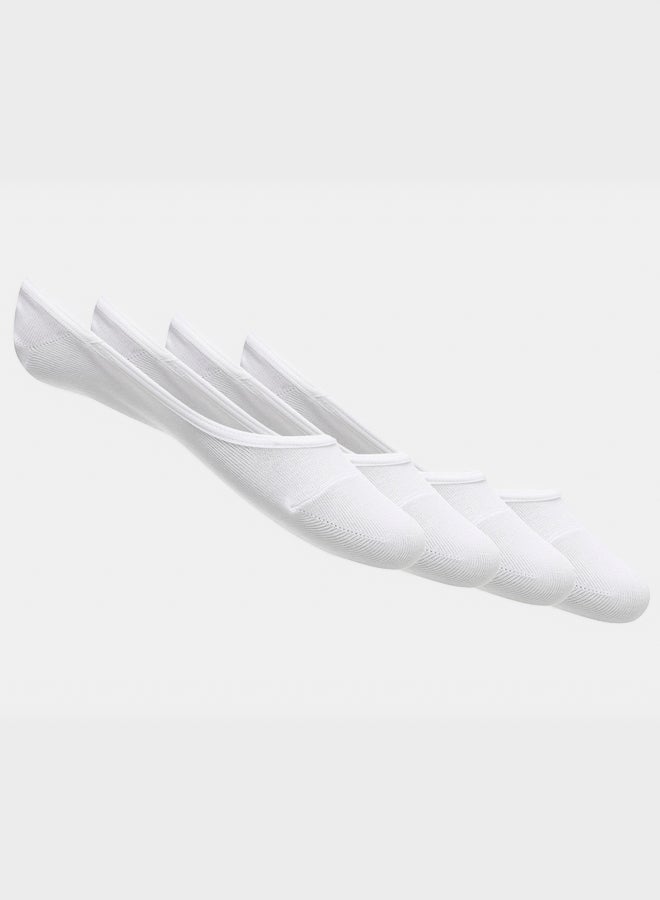 Kheyoot No Show White Set Of 4 Socks - Image 1