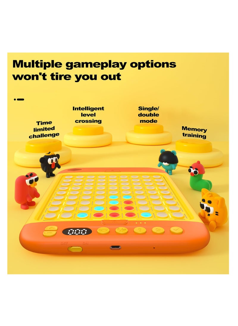 Excefore Smart Board Games, Built-in 11 Board Games, Connect 4, Checkers, Tic Tac Toe, AI Electronic Board Game for 1-2 Players and Kids Aged 3+, Wonderful Kids Games for Family, Birthday Gifts for All Ages  - Image 3