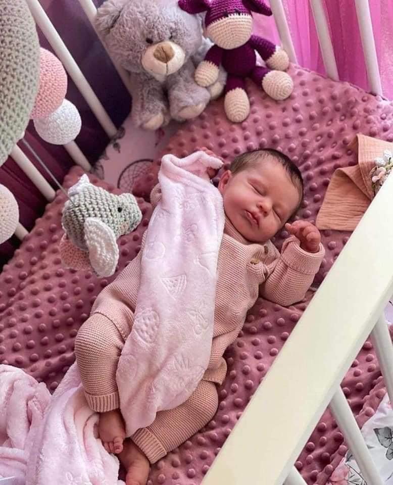 Anano Reborn Baby Dolls Silicone Full Body20 in Realistic Baby Doll Girl Full Silicone Babys Doll Lifelike Newborn Babies Real Life Reborn Dolls Painted Hair with Accessories - Image 5