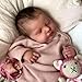 Anano Reborn Baby Dolls Silicone Full Body20 in Realistic Baby Doll Girl Full Silicone Babys Doll Lifelike Newborn Babies Real Life Reborn Dolls Painted Hair with Accessories - Image 3