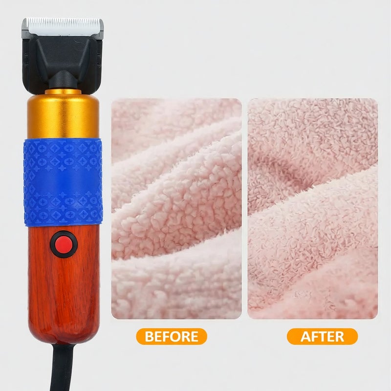 Carpet Trimmer Tufting Clippers Stepless Speed Carpet Shears with 2 Blades Low Noise Rug Tufting Trimmer Carpet Carving Clippers Rug Making Tool for Tufting Carpet Rug Clean 200W - Image 5