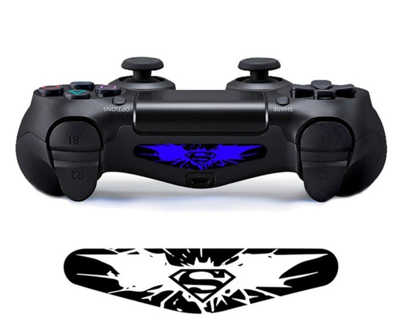 Elton Batman Logo Led Decal bar Sticker Set for dualshock 4 - Image 5