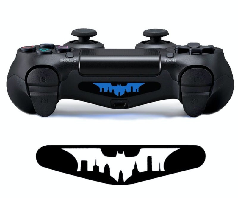 Elton Batman Logo Led Decal bar Sticker Set for dualshock 4 - Image 2
