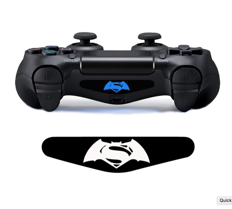 Elton Batman Logo Led Decal bar Sticker Set for dualshock 4 - Image 3