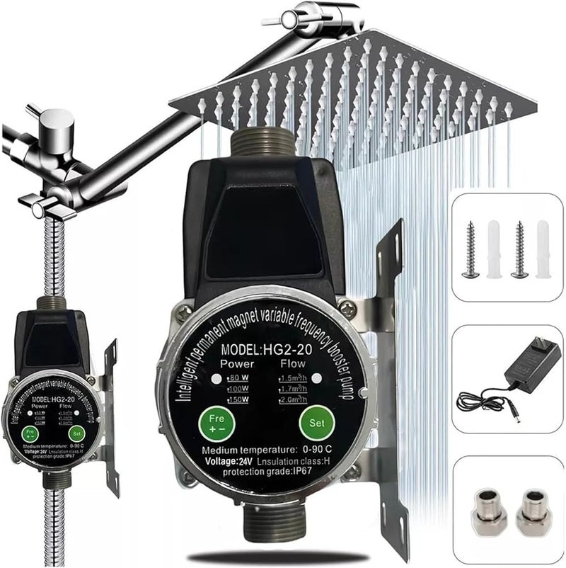 24V Permanent Magnet Frequency Conversion Automatic Water Heater Faucet Booster Color A - Image 1