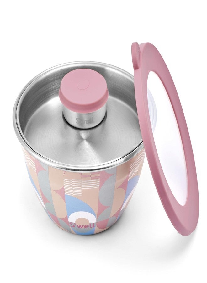 S'well Stainless Steel Salad Bowl Kit 64oz, Dusty Pink Daydream, Comes with 2oz Mini Canister and Removable Tray for Organization, Leakproof, Easy to Clean, Dishwasher Safe - Image 5