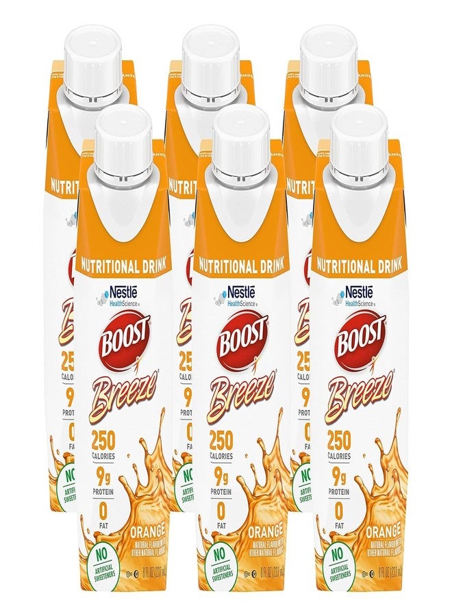 Boost Breeze Nutritional Drink Orange 8 Fl Oz (Pack of 6) - Image 1
