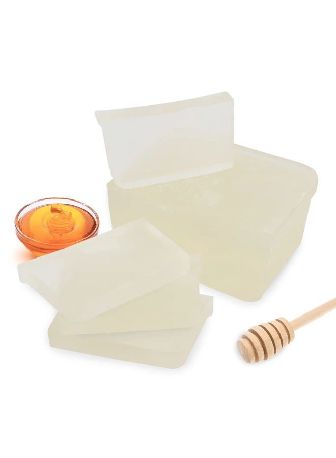 Primal Elements Honey Soap Base - Moisturizing Melt and Pour Glycerin Soap Base for Crafting and Soap Making, Cruelty Free, Easy to Cut - 5 Pound - Image 2
