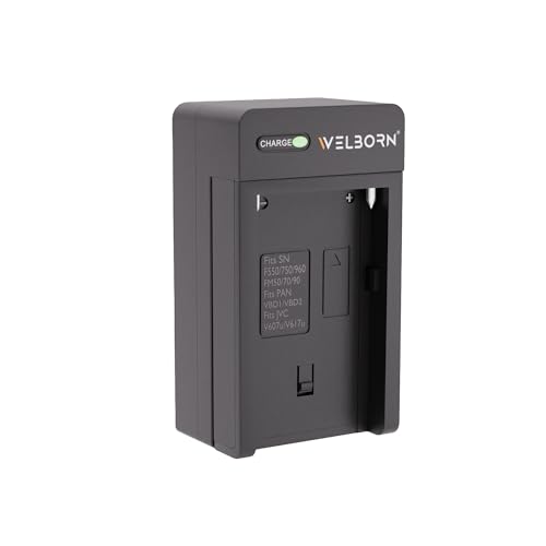 Welborn Camera Battery Charger for Sony NP-F980 Battery Compatible with Sony CCDSC5,SC55,SC65,CCDTR500E-TR3300,CCDTRV5-TRV900,VX1000-VX2100,DSR200-300, FX7-FX1000,HVRZ5-Z7,HXR-MC1500-MC2000,HXRNX5,NX5 - Image 3