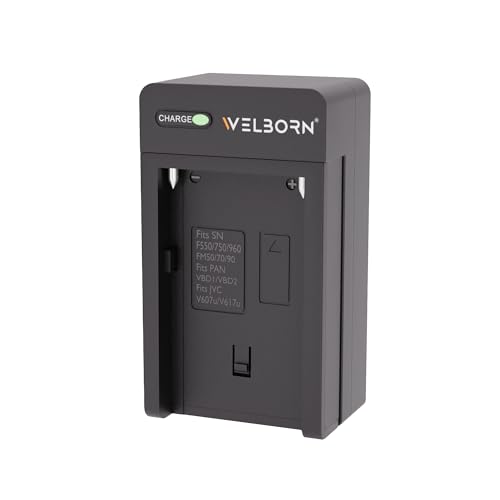 Welborn Camera Battery Charger for Sony NP-F980 Battery Compatible with Sony CCDSC5,SC55,SC65,CCDTR500E-TR3300,CCDTRV5-TRV900,VX1000-VX2100,DSR200-300, FX7-FX1000,HVRZ5-Z7,HXR-MC1500-MC2000,HXRNX5,NX5 - Image 4