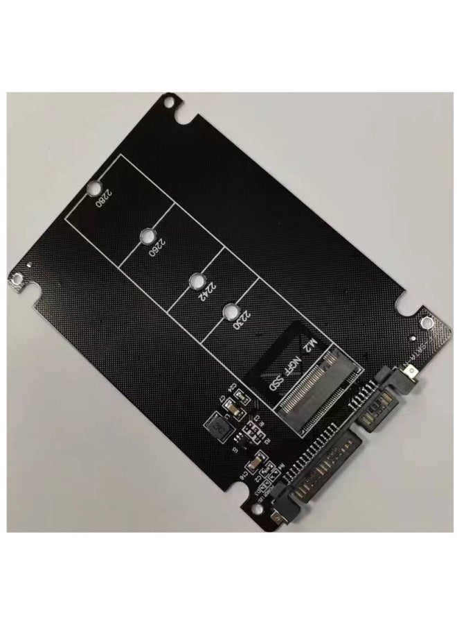Ngff To Sata Dual-use Adapter Card Mini Sata To Converter Card Msata Digital Computer Accessories-Color:CS-S1