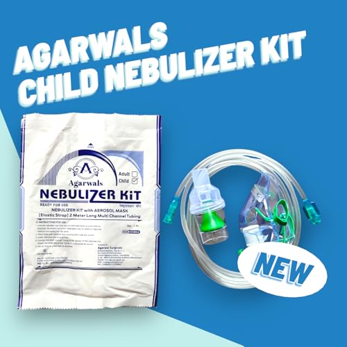 Agarwals Nebulizer Mask with Air Tube and Medicine Chamber (Child Kit) - Pack of 5 - Image 2