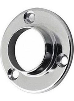 Eym 20 Pieces Metal Round Cabinet Hanger Pipe Flange Chrome  - Image 3