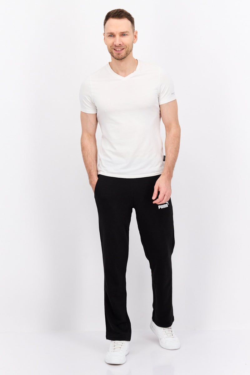PUMA Men Sportswear Fit Brand Logo Training Sweatpants, Black  - Image 4