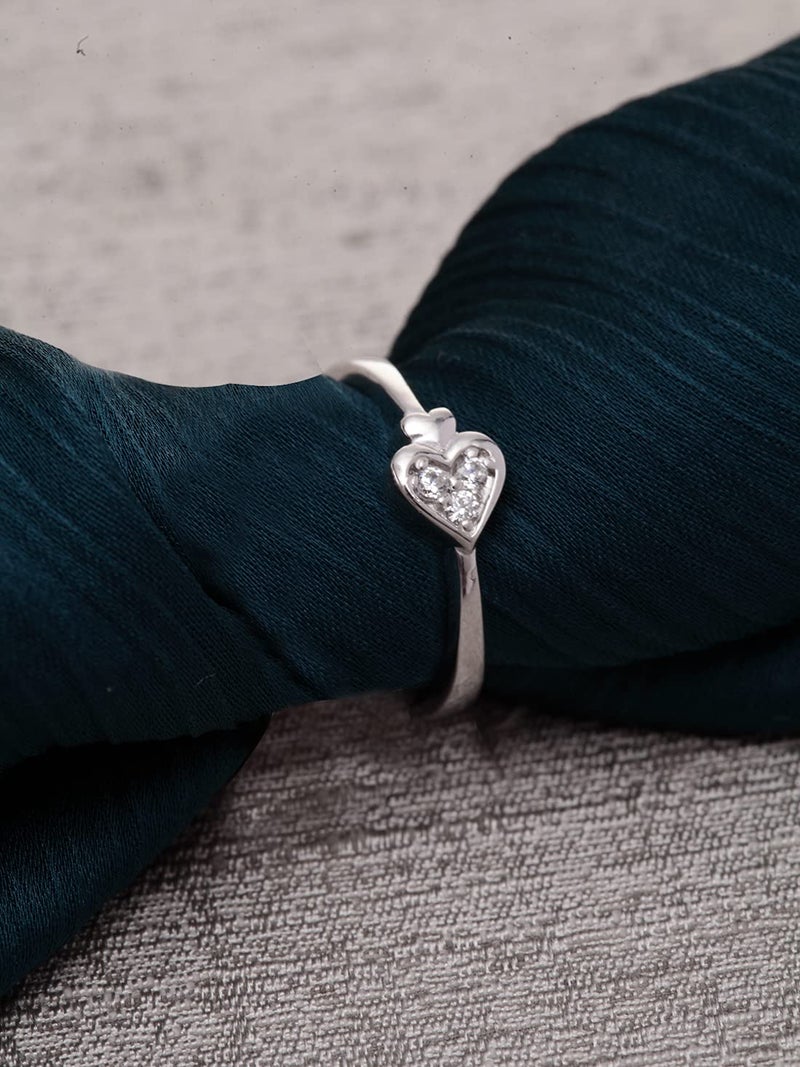 CLARA Pure Real 925 Sterling Silver Adjustable Ring Band | Multiple Design Options | Gift for Women and Girls - Image 2