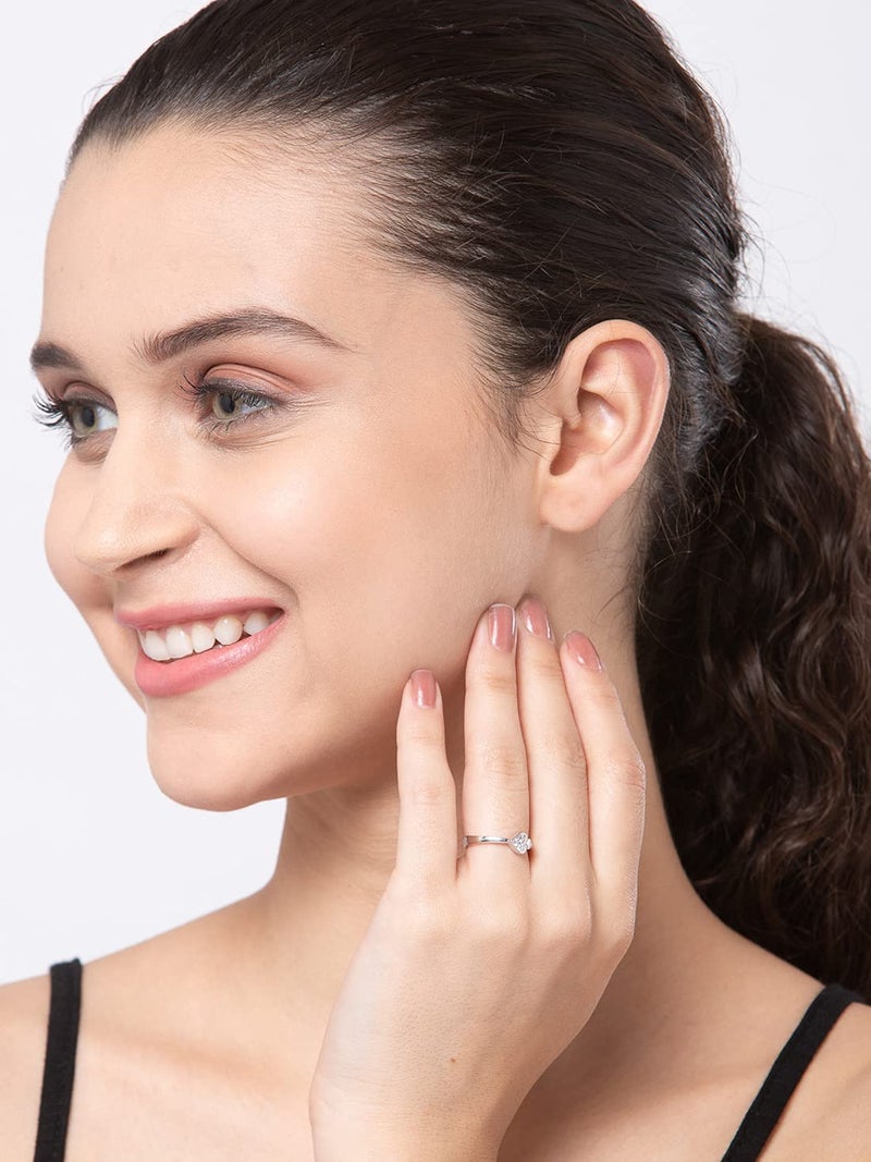 CLARA Pure Real 925 Sterling Silver Adjustable Ring Band | Multiple Design Options | Gift for Women and Girls - Image 3